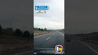 Calculating time and distance, it's going about 280km/h - Dashcams Spain