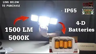 Lepower Indoor battery operated 1500LM 5000K LED light | JoeteckTips