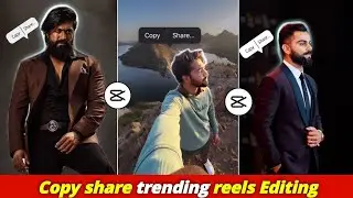 Photo Copy Share Reels Video Editing In Capcut | Copy Share Trending Instagram Reels Video Editing