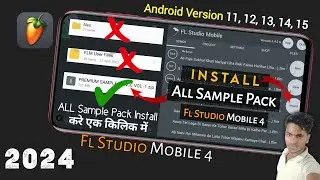 Install Sample Pack From Fl Studio Mobile 4 ||  Fl Studio Mobile 4 Me Sample Pack Install Kaise Kare