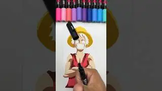 ☠️ Drawing Luffy using the AR-Drawing app 🏴‍☠️ 