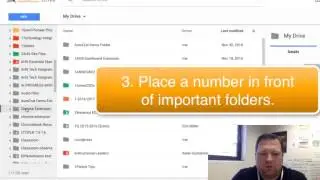 Google Drive Organization Tips
