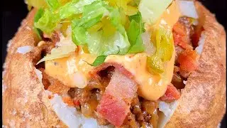 Big Mac Loaded BAKED POTATO