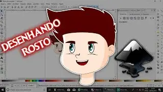 🎓 Aula Extra de Inkscape: Desenhando rosto de Personagem no Inkscape (Desenhando com o mouse)