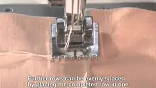 Brother Domestic Sewing Machine Pin Tuck Foot Tutorial