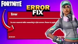 How To Fix Fortnite Error Code ESP-DIST-001 (NEW Method 2025)