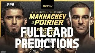 UFC 302 Makhachev vs Poirier Full Card Predictions and Betting Breakdown!