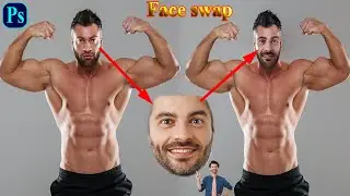 How To Replace Face In Photoshop Easily । The Best way Face Swap Tutorial In Photoshop