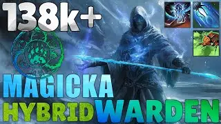 🐻‍❄️🧊 Magicka Warden 138k+ PvE DPS Build「U42 Gold Road」