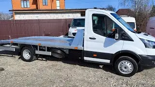 Эвакуатор Ford Transit 2017 платформа оцинкованная.