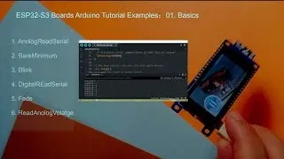 Arduino Tutorial 1: How to run Arduino on the ESP32-S3 Development Board? #esp32 #arduino #lvgl