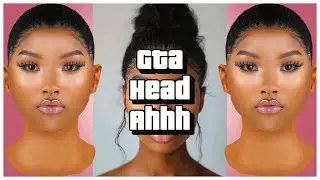 CREATING A GTA FACE HEAD AH #photoshop #gta5 #3d