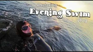 I bought a wet suit and went for a swim...
