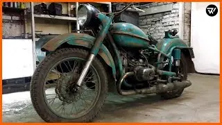 AMAZING ARESTORATION OF THE FORMER SOVIET MOTORCYCLE M63 1969 #restoration #toolrestoration