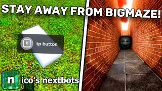 nn_bigmaze in Nico's Nextbots is EERIE.. (How To Get There)