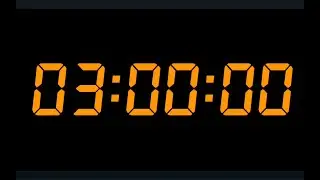 TEMPORIZADOR 3 HORAS | Cuenta atrás 3h