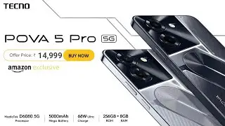 Tecno POVA 5 Pro Launched ⚡⚡ Best 5G Phone Under 15000 ?