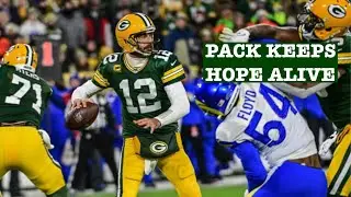 Packers Keep Hope Alive With Win vs Rams