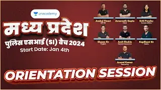 Madhya Pradesh SI 2023 - 24 Batch Launch | Complete Batch For MPSI | By Kapil Sir