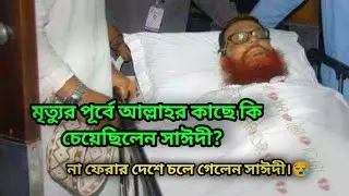 নিজে হেঁসে হেঁসে সবাইকে কাঁদিয়ে চলে গেলেন দেলাওয়ার হোসাইন সাইদী। না ফেরার দেশে চলে গেলেন সাঈদী।