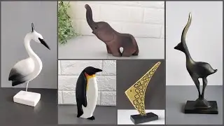 5 DIY easy animal sculptures. DIY animal sculptures.