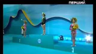 Украинскую гимнастку в Киеве с победой ''поздравили'' российским гимном