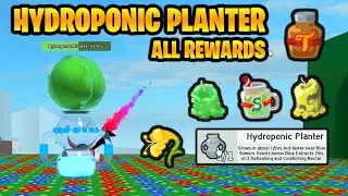 Hydroponic Planter! All Rewards! All Fields! Bee Swarm Simulator