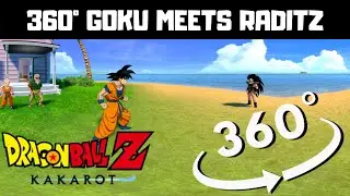 VR 360° Goku Meets Raditz - Dragon Ball Z: Kakarot Gameplay Oculus Quest, Rift, HTC Vive
