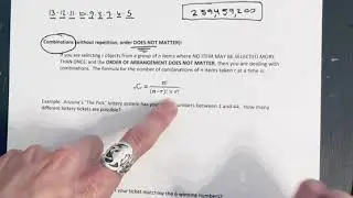 Permutations and Combinations