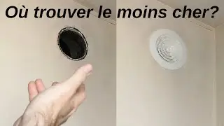Où trouver la moins chère bouche d'aération, entrée d'air cercle VMC