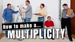 How to make a multiplicity image in photoshop using masking.