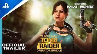 Games PS5 & PS4 Call of Duty Modern Warfare II & Warzone Lara Croft Operator Bundle