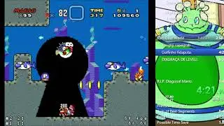 [FWR] Super Diagonal Mario World 2 - 7 Exit, Bad Ending in 5:37.800.