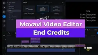 Add End Credits In Movavi  - Movavi Video Editor Plus 2020  #18