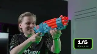 CSGO PROS test their aim in REAL LIFE 😎