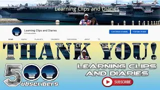 Be Thankful | A Grateful Heart is a Jolly Heart | 500 Subscribers Appreciation