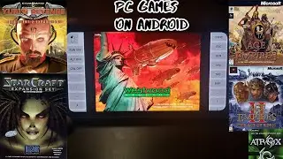 PC Gaming on Android // Red Alert 2, StarCraft 1, Age of Empires, and more on the go! 