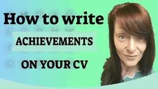 How to write Achievements on CV