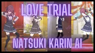 【Natsuki Karin AI】Love Trial 💜【Synth V Cover】【MMD】【ENG SUB】💜