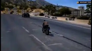 Honda 125 riding in GTA 5 game Whatsapp status 