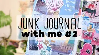 Junk Journal with Me #2 | SPY FAMILY | ASMR, No Talking, Soft Music