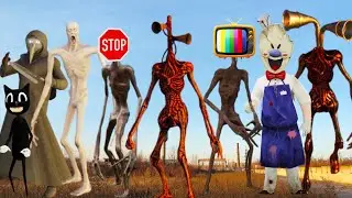 СИРЕНОГОЛОВЫЙ КАРТУН КЭТ МОРОЖЕНЩИК ЛАМПОГОЛОВЫЙ ГРЕННИ КАРТУН КЭТ ТРУБОГОЛОВЫЙ SCP-096 siren head