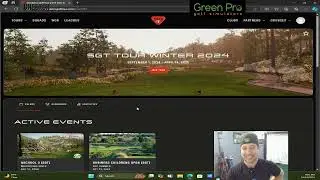 How I signed up for the Simulator Golf Tour (SGT) on GSPRO - Step by Step