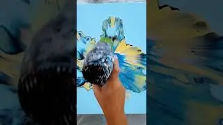 Paint and Water only! Gorgeous Blow Flower 