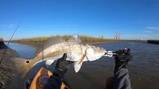 (S2 Ep47) Upper Slot Donkeys in a Drained Marsh, Kayak fishing Texas