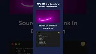 HTML CSS And JavaScript Cursor Animation | HTML CSS JavaScript 