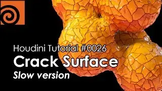 [Houdini Tutorial] 0026 Crack Surface (Slow version)