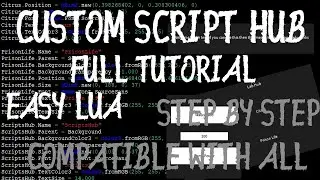 DIY Full Script Hub!! | Roblox Exploiting