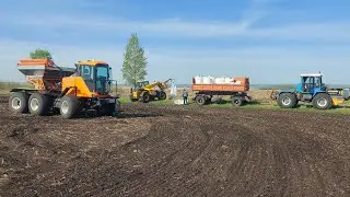 Посевная 2021. Туман 3. Первые впечатления.Готовим почву под свеклу. Будни тракториста.