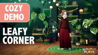 Running My Own Cozy Plant Shop 🌿 | Leafy Corner Demo Gameplay